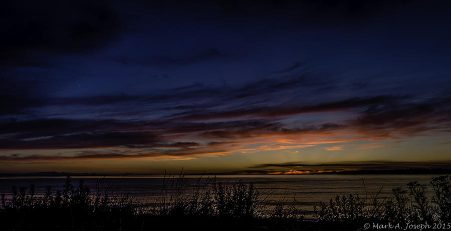 Sunset Silhouette Photograph by Mark Joseph