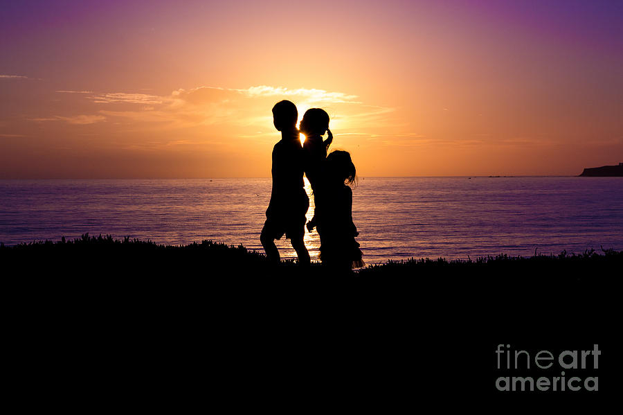 Sunset Silhouettes Photograph by Suzanne Luft