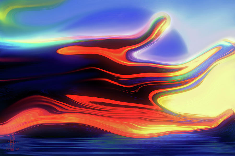 Sunset Sky Digital Art by Pennie McCracken