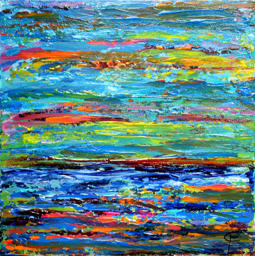 sunset Spectacle Painting by Celeste Friesen