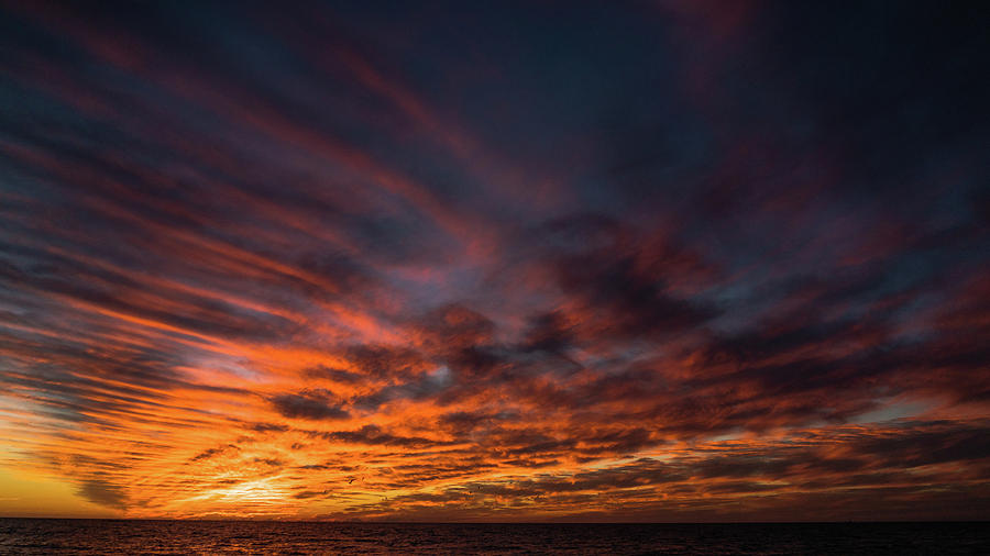 Sunset Stripes Venice Florida Photograph by Lawrence S Richardson Jr