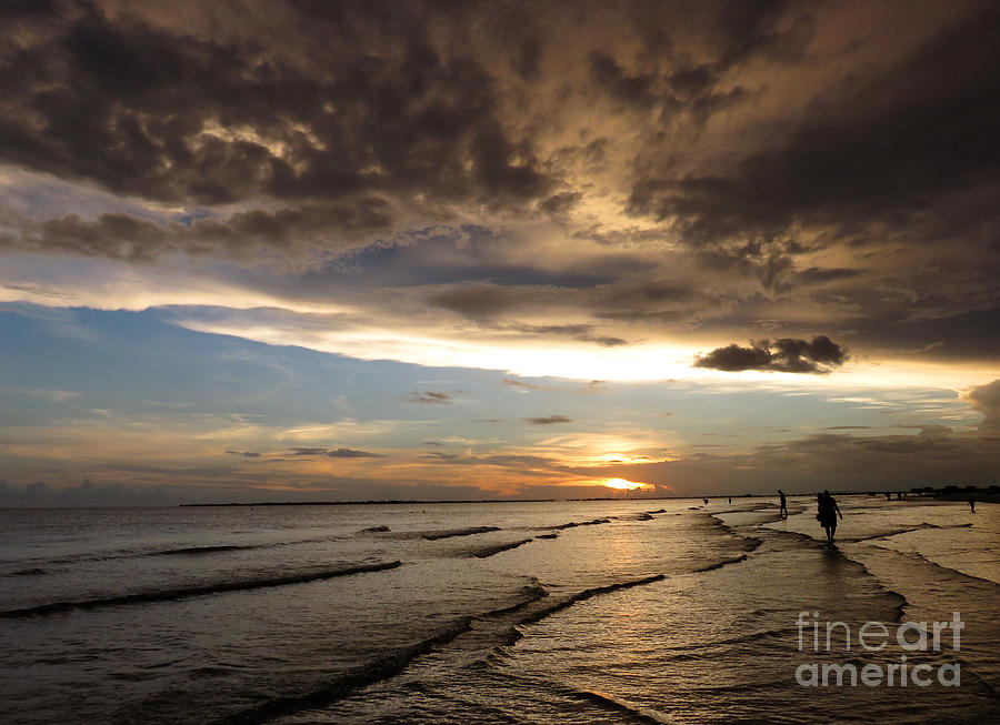 Sunset Stroll Photograph by Carol Lloyd