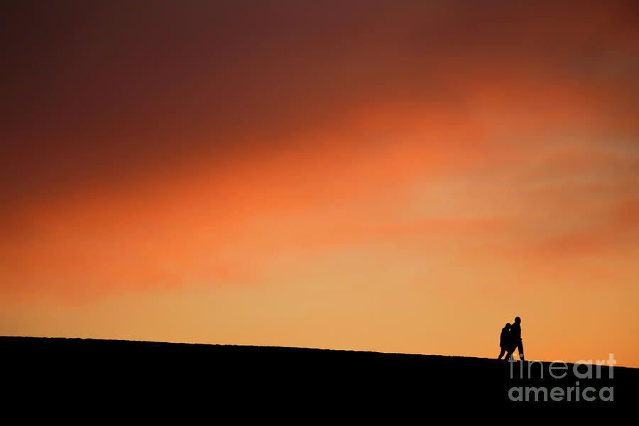 Sunset Stroll Photograph by Elizabeth Winter
