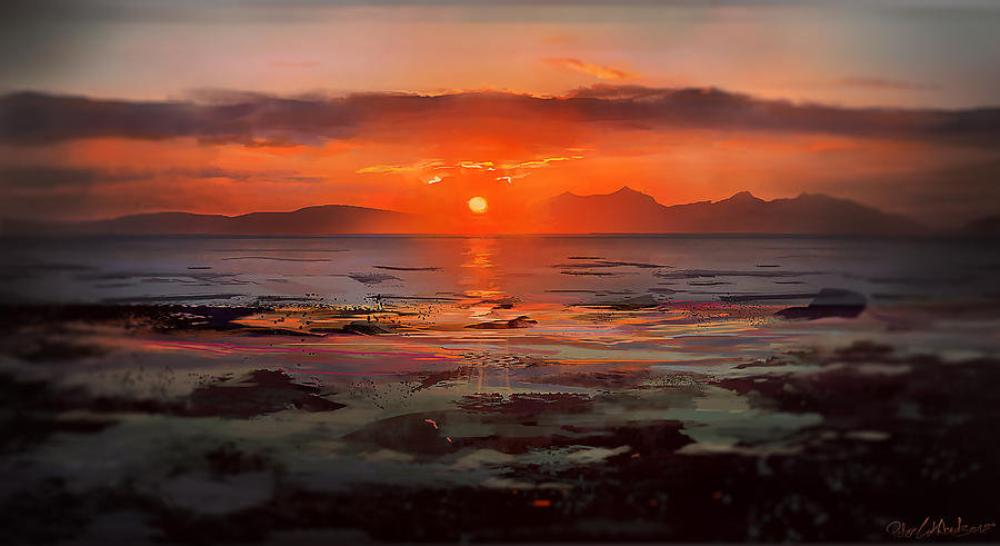 Sunset Study Sunset Study Digital Art by Peter Cuthbertson - Fine Art America