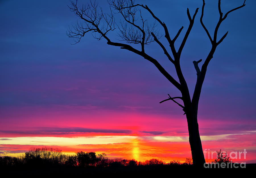 Sunset Sundog  Photograph by Ricky L Jones