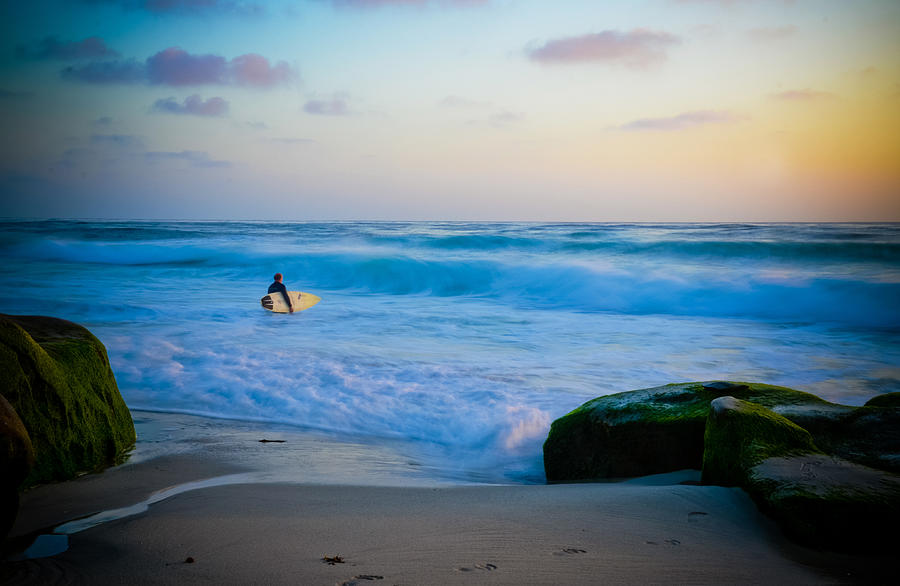 Sunset Surf Photograph by Kelly Wade