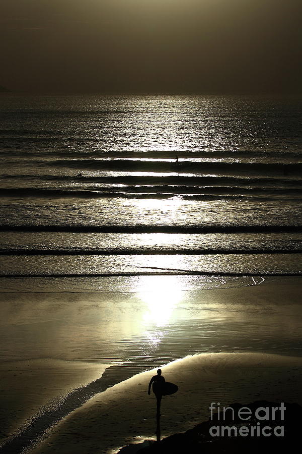 Sunset Surfer Photograph