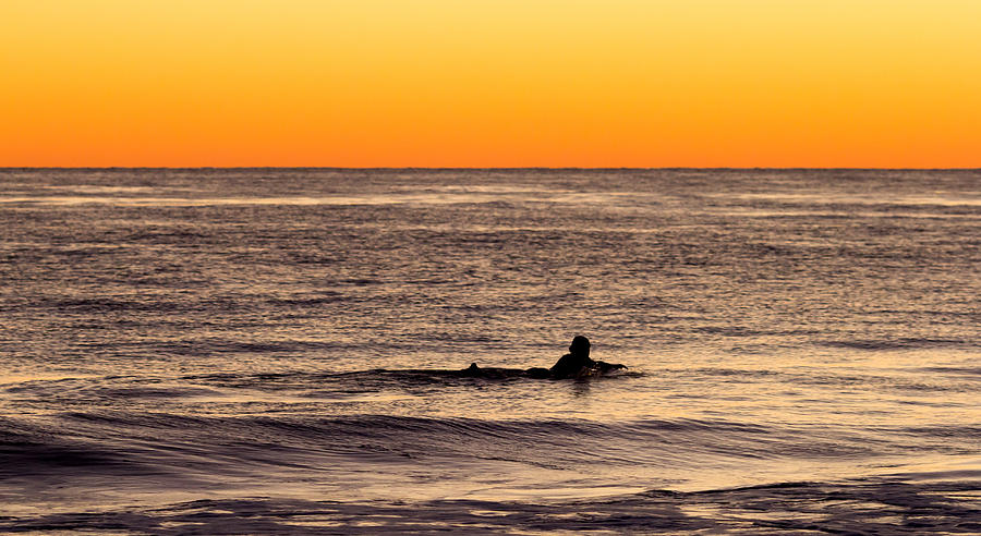 Sunset Surfer Photograph by Shawn Jeffries