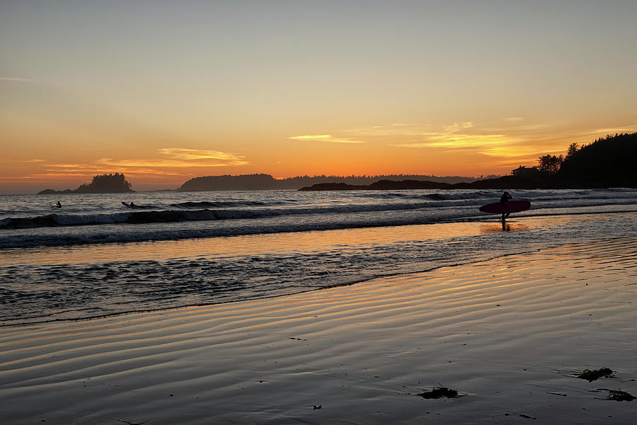 Sunset Surfers Photograph by Eunice Gibb