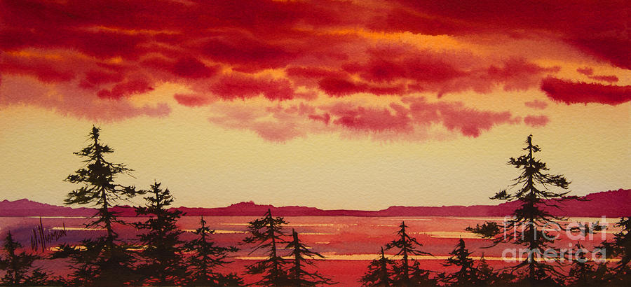 Sunset Symphony Painting by James Williamson