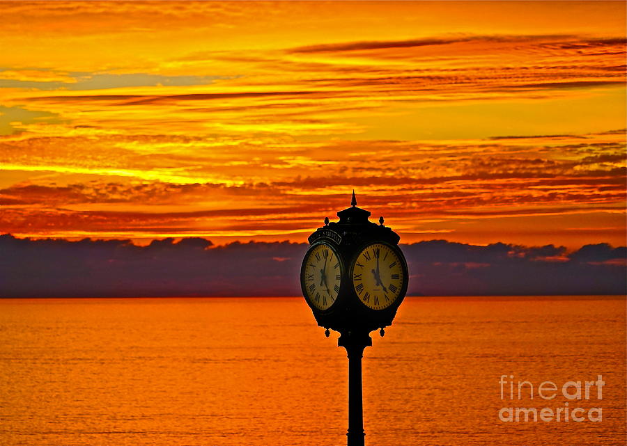 Sunset Photograph - Sunset Time by Michael Cinnamond