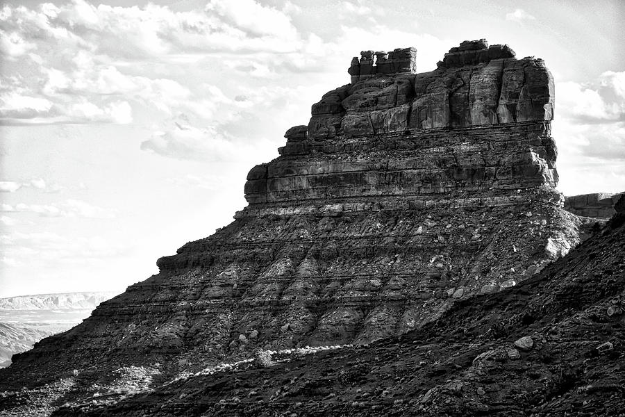 Sunset Tour Valley Of The Gods Utah BW 08 Photograph by Thomas Woolworth