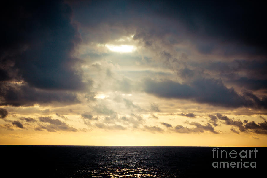 Sunset under sea Jurkalne Photograph by Raimond Klavins