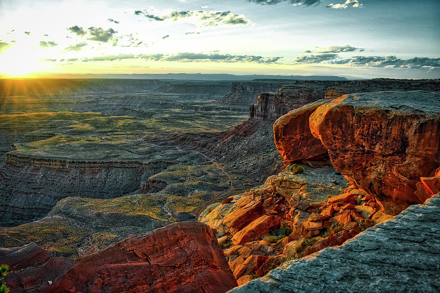 Sunset Valley Of The Gods Utah 09 b Photograph by Thomas Woolworth