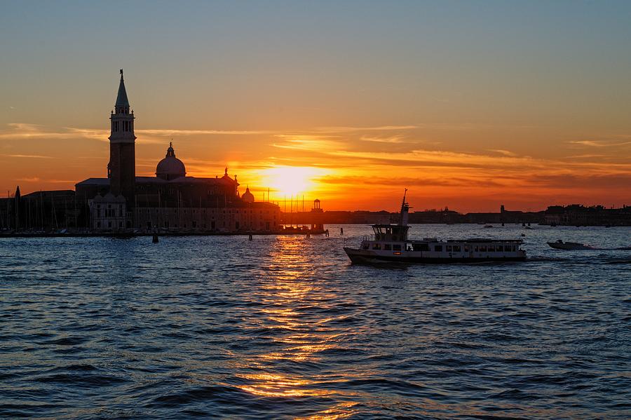 Sunset Venezia Photograph by Allan Van Gasbeck