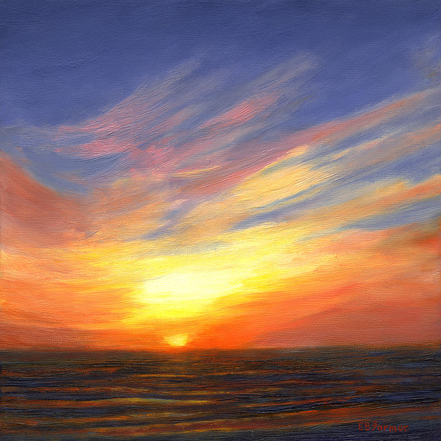 Sunrise VI, Florida Painting by Elaine Farmer