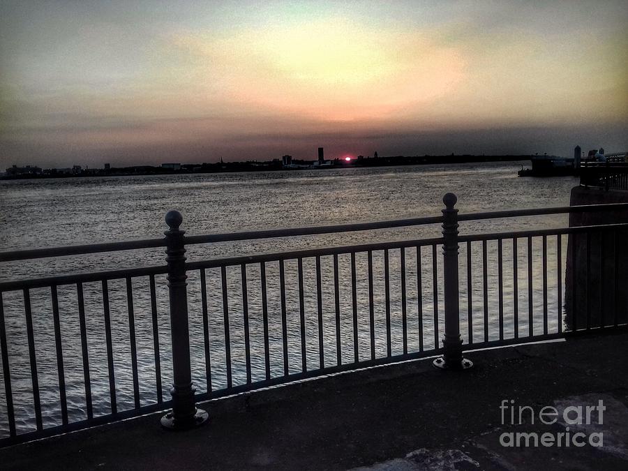 Sunset View from Albert Dock Photograph by Joan-Violet Stretch