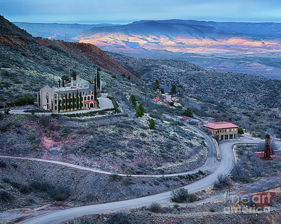 Sunset View From Jerome Arizona Photograph by Priscilla Burgers