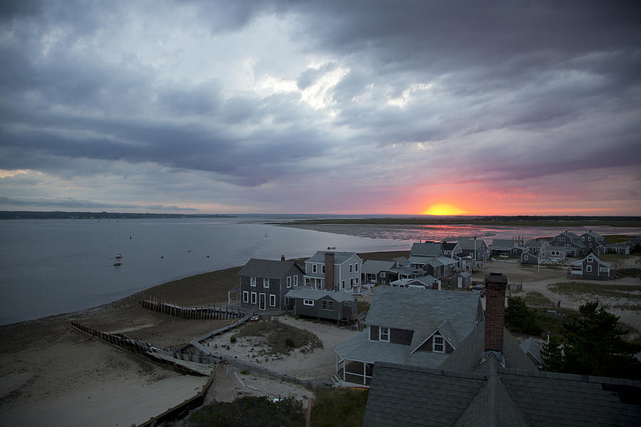 Sunset View from Sandy Neck Light Photograph by Charles Harden