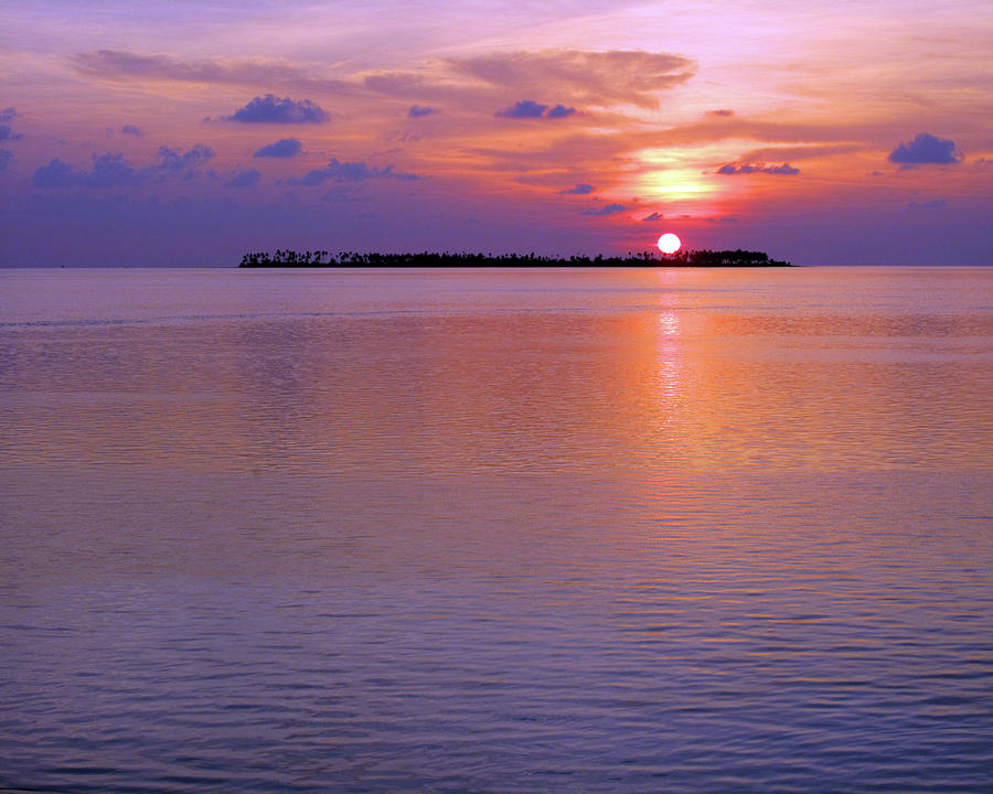 Sunset, Wakatobi National Marine Park, Indonesia Photograph by Pauline Walsh Jacobson