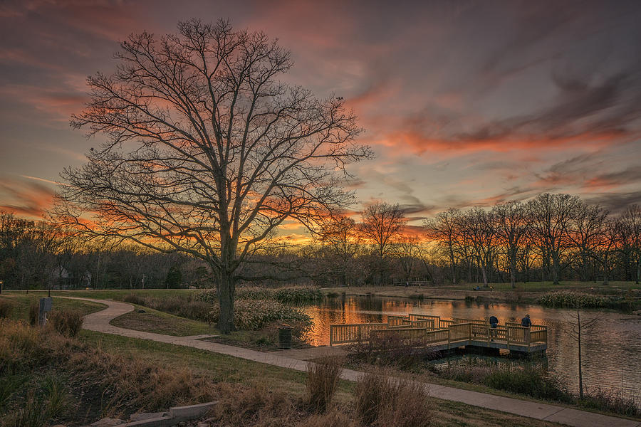 Sunset Walker Lake Kirkwood MO DSC09519 Photograph by Greg Kluempers
