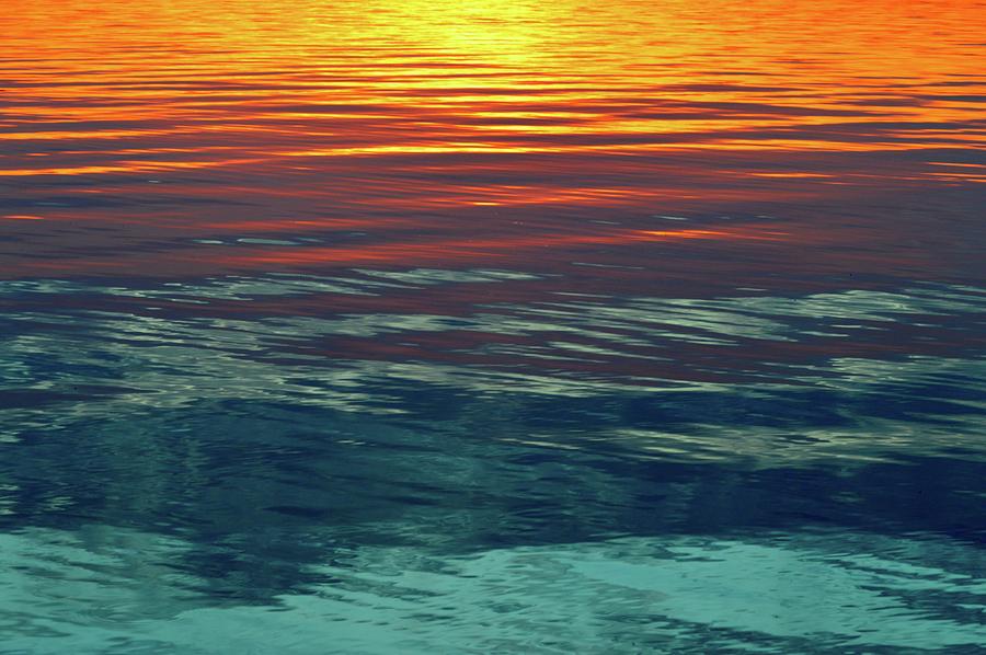 Sunset Water  Photograph by Lyle Crump