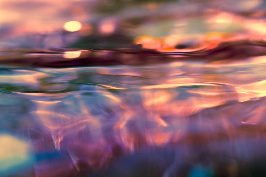 Sunset Water Waves Photograph by Nilesh Bhange