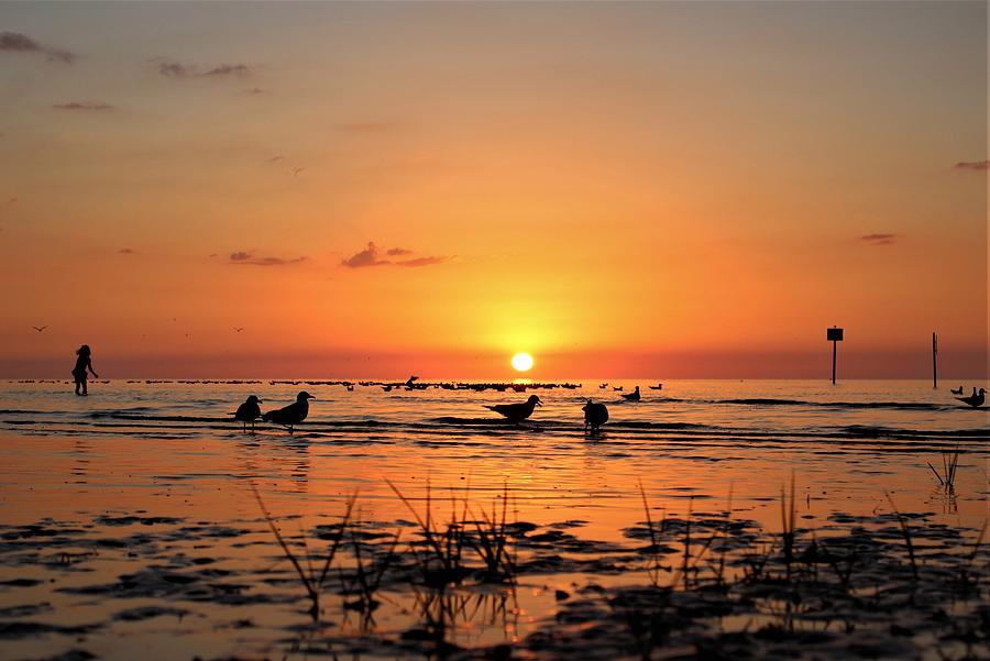 Sunset Photograph - Sunset Waters by Jonathan Morgan