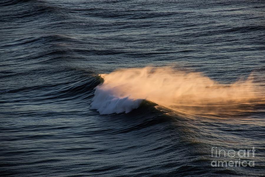 Ocean Sunset Photograph - Sunset Wave by Jon Burch Photography