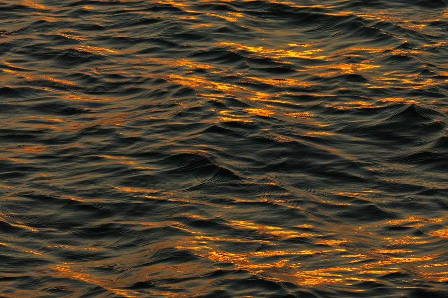 Sunset Waves Photograph by Joe Ownbey