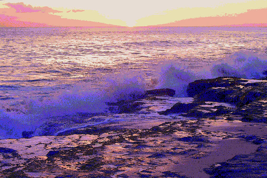 Sunset, West Oahu Photograph by Susan Lafleur