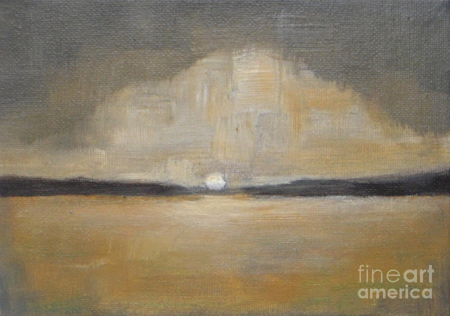Sunset #4 Painting by Vesna Antic