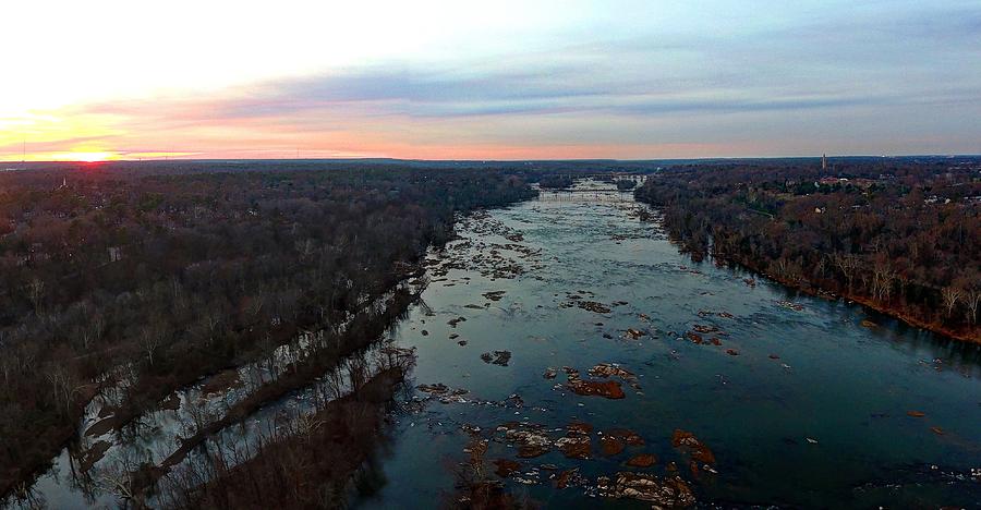 Rva Photograph - Sunset Winter 2016 by Tredegar DroneWorks Rva Photograph - Sunset Winter 2016 by Tredegar DroneWorks