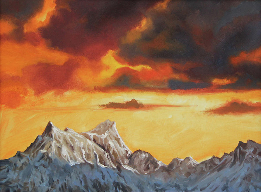 Sunset Wonder Painting by Murry Whiteman
