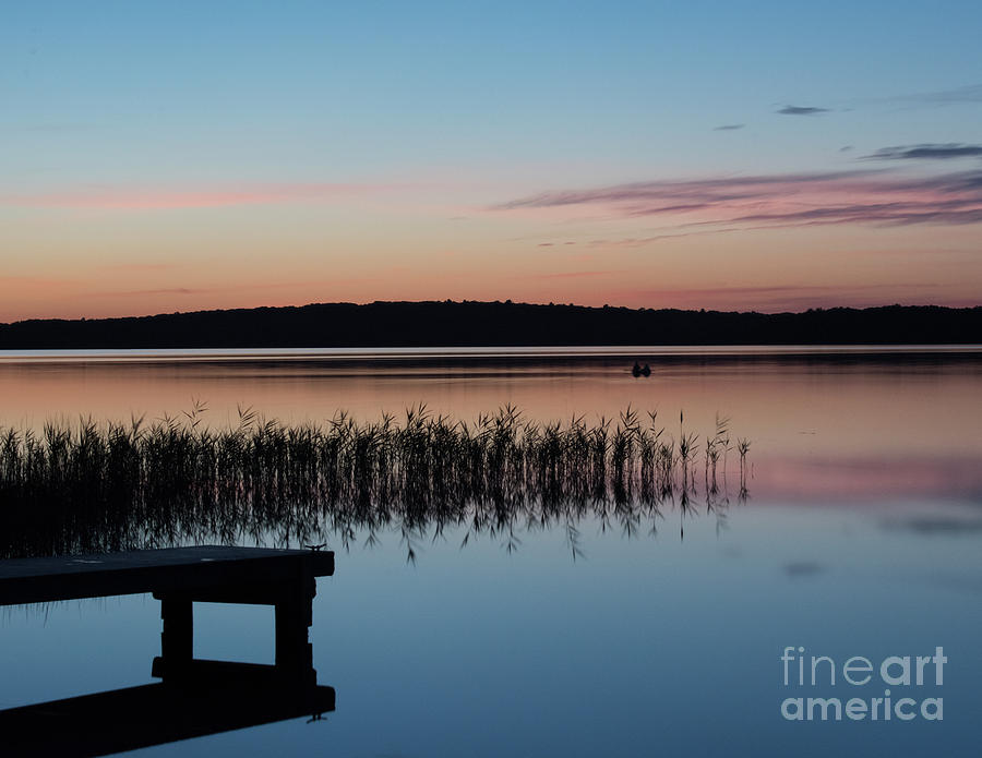 Sunset Photograph - Sunset Worden Pond Kayak by Steven Natanson