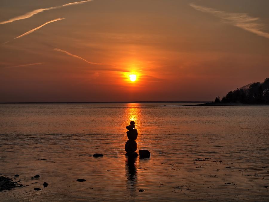 Sunset Zen Photograph by Bruce Gannon