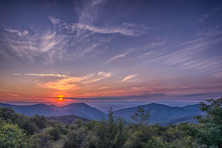Appalachia Photograph - Sunsets in Appalachia  by Mike Yeatts