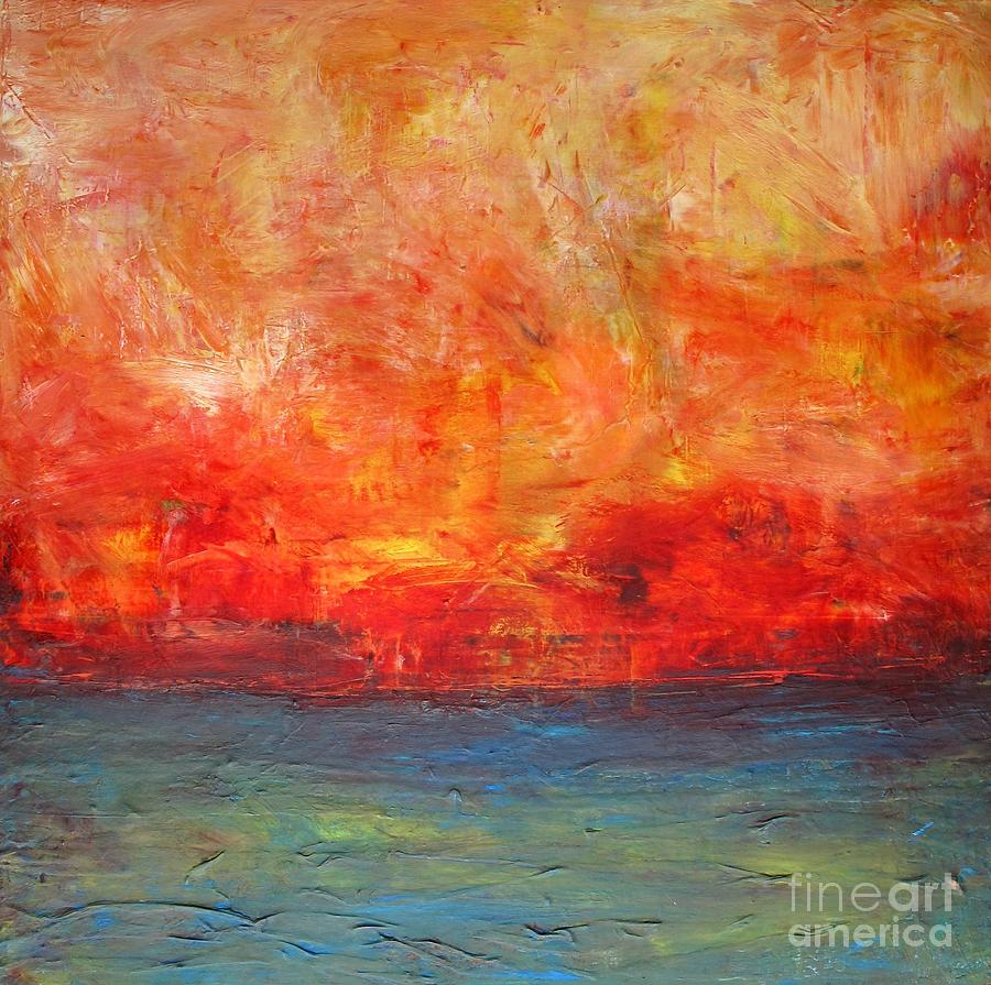Sunsets Promise Mixed Media by Christine Chin-Fook