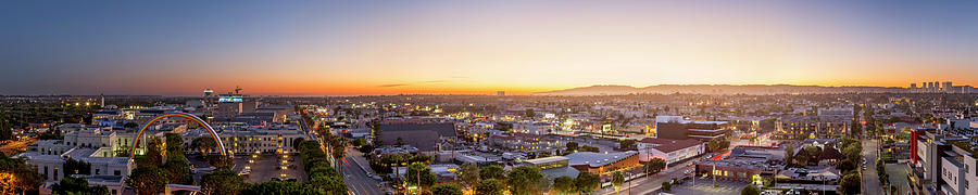 Glowing Sunset Culver City Photograph by Kelley King