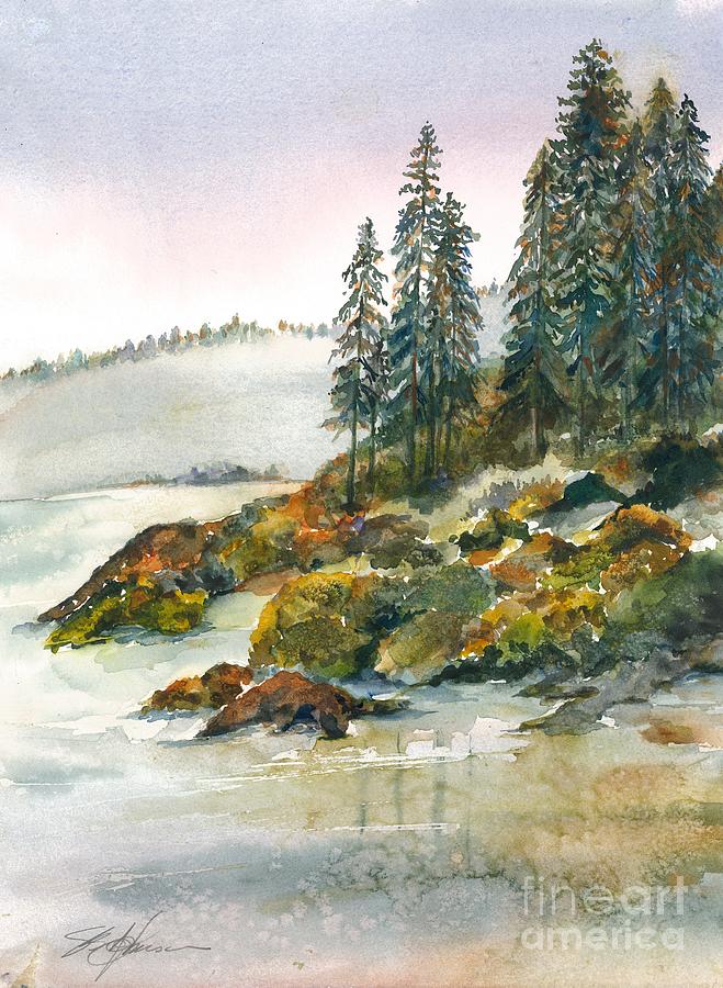 Sunshine Coast BC Painting by Susan Blackaller-Johnson