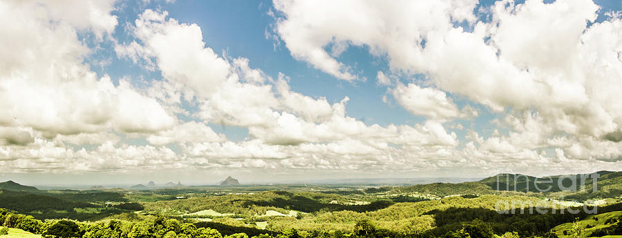 Sunshine Coast Hinterland Panoramic  Photograph by Jorgo Photography