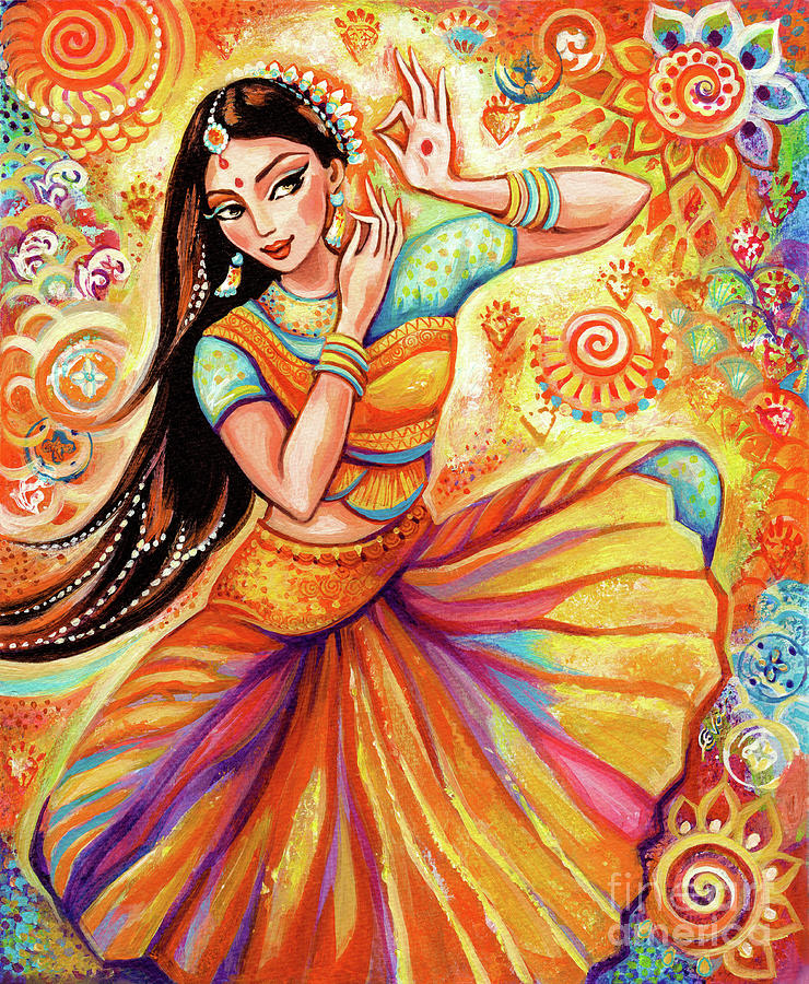 Sunshine Dance Painting by Eva Campbell