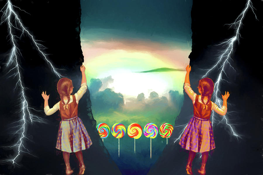 Sunshine Lollipops and Rainbows Digital Art by John Haldane