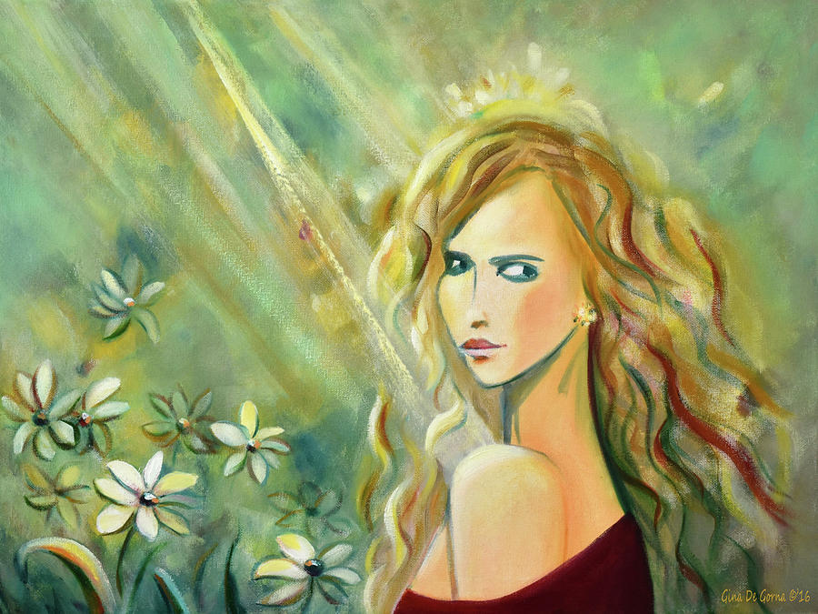 Sunshine on My Shoulder Painting by Gina De Gorna