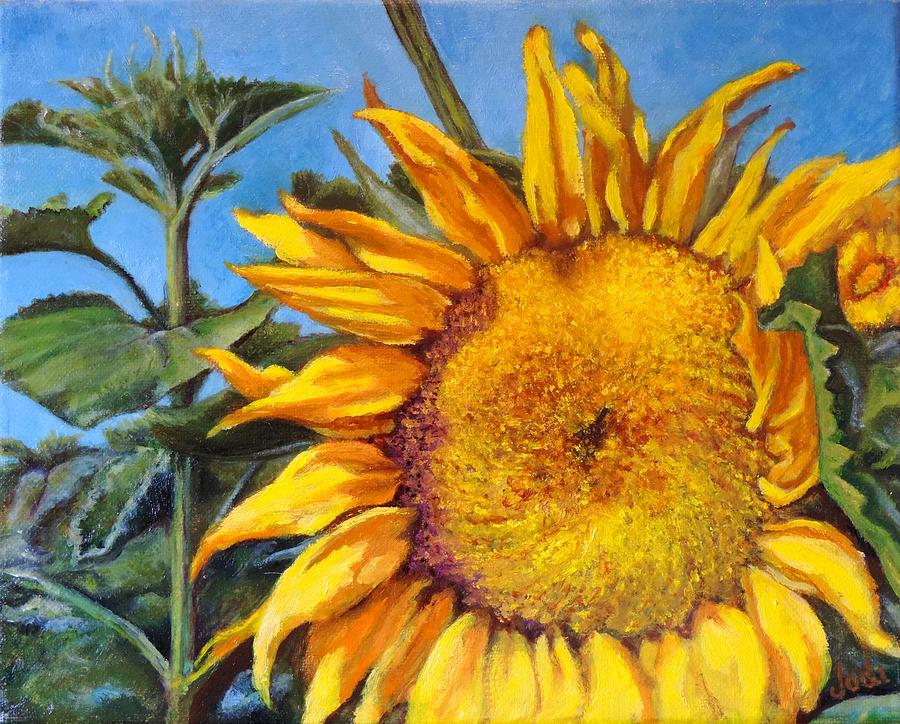 Sunshine-y Day Painting by Jodi Higgins