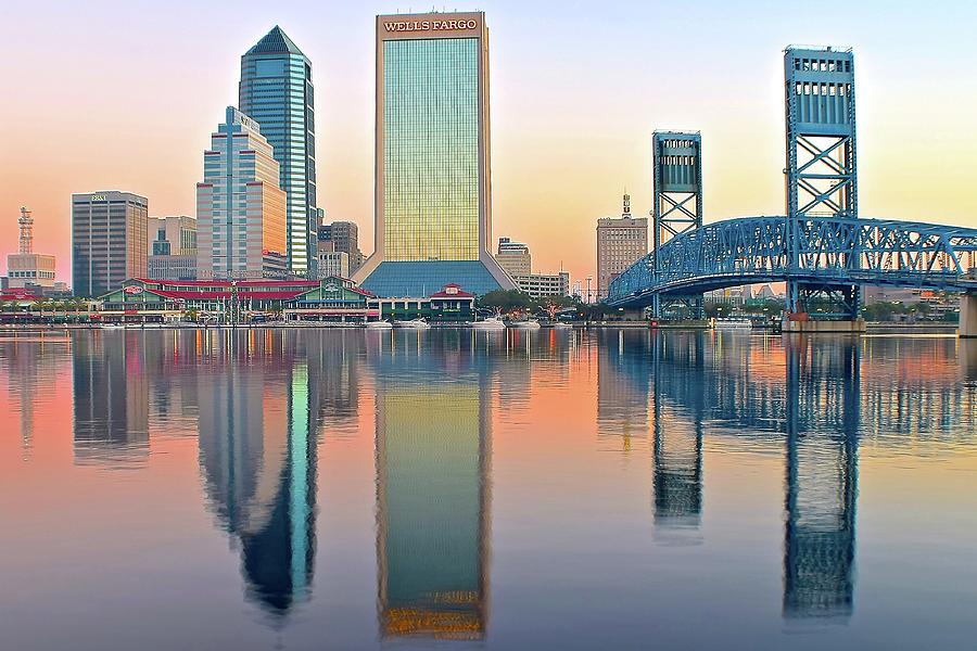 Sunup in Jacksonville Photograph by Frozen in Time Fine Art Photography.