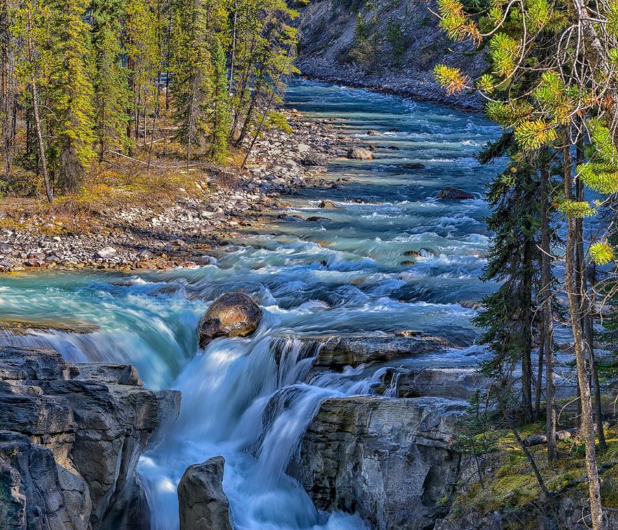 Sunwapta Falls Photograph by Philip Kuntz - Pixels