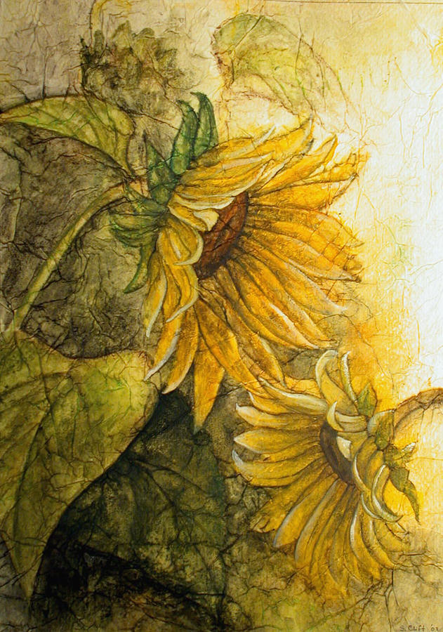 Sunworshippers I Painting by Sandy Clift