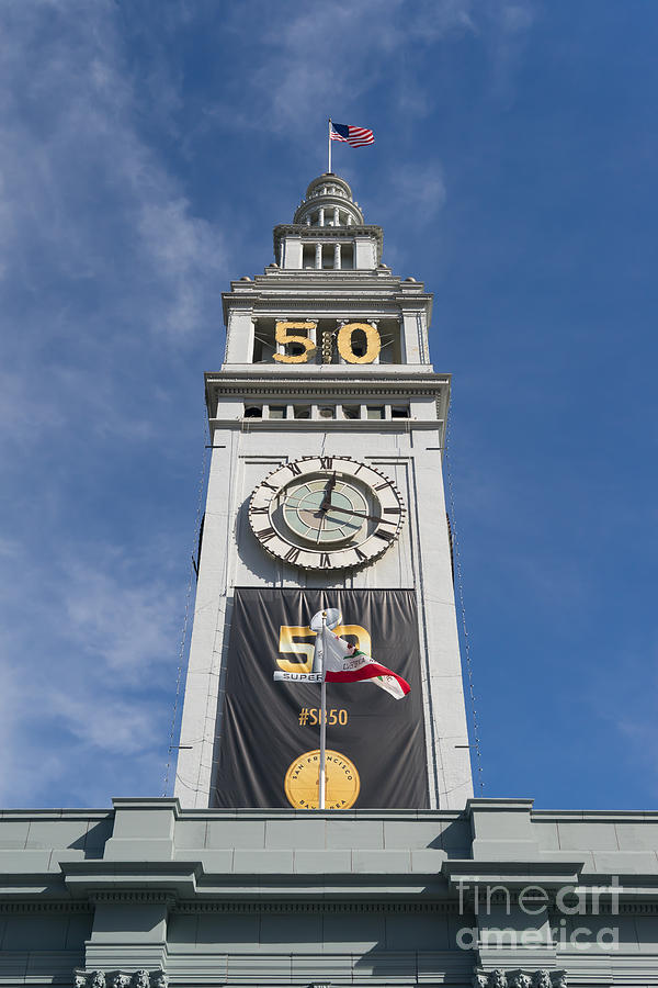 Super Bowl 50 At San Francisco Ferry Building Super Bowl City 2016 DSC4034 Photograph by Wingsdomain Art and Photography