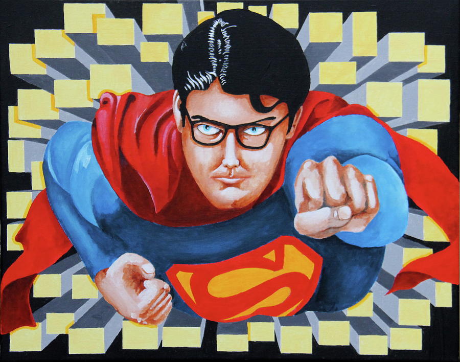 Super Glasses Painting by Wayne Hughes